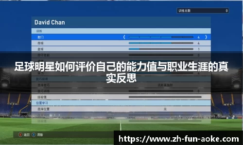 足球明星如何评价自己的能力值与职业生涯的真实反思